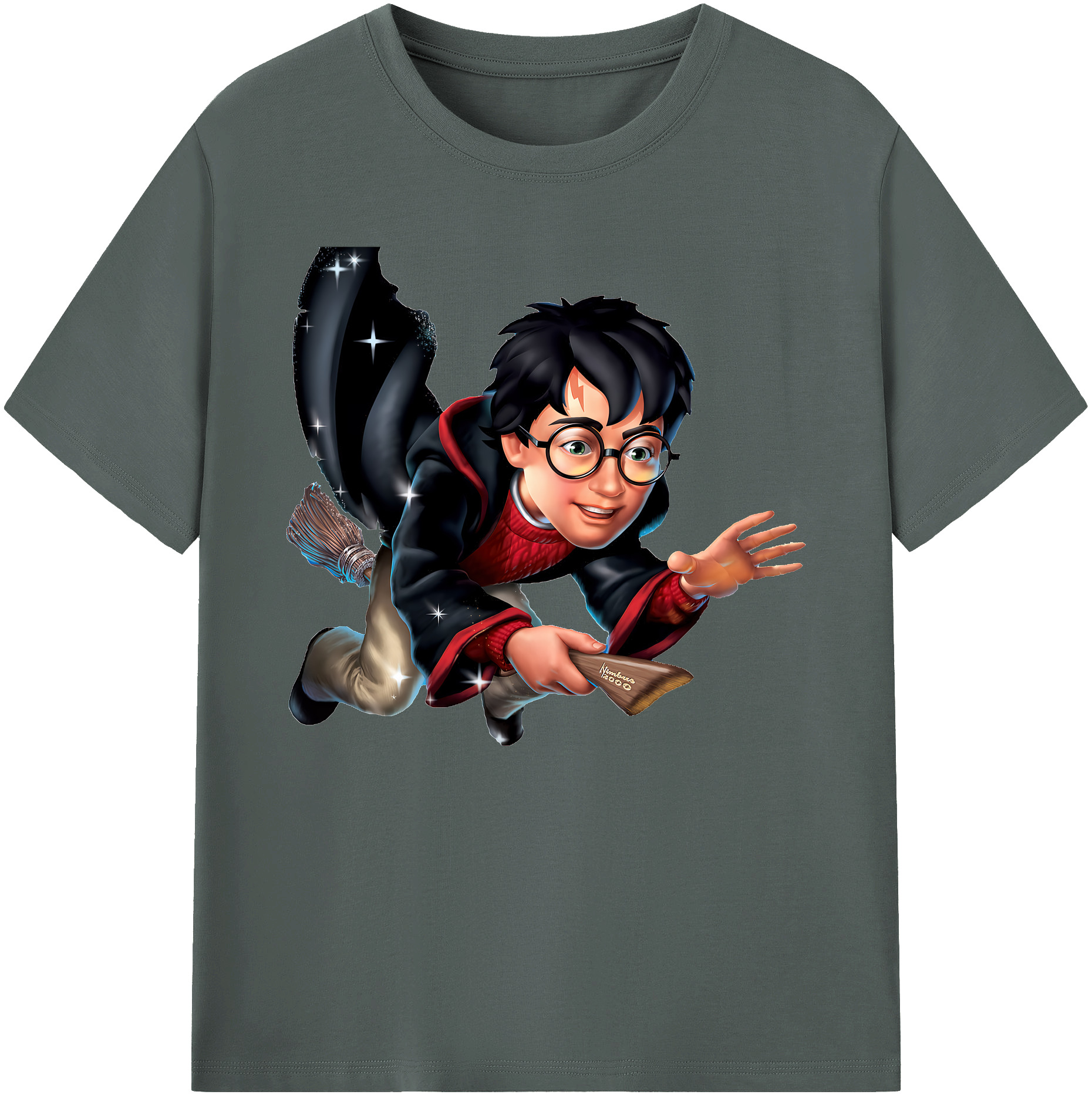 （画像用） Harry Potter ハリー・ポッターシリーズ 綿100％ メンズ半袖Tシャツ｜肌触りやわらか＆通気性